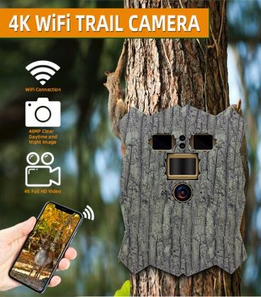 hunting camera with wifi and 4k video resolution
